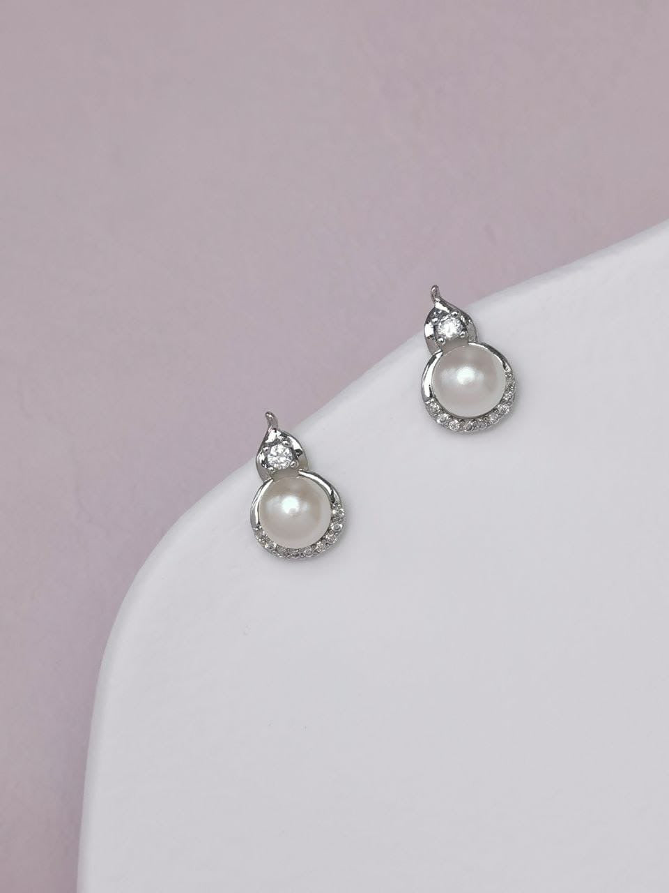 Longevity & Prosperity Pearl Studs
