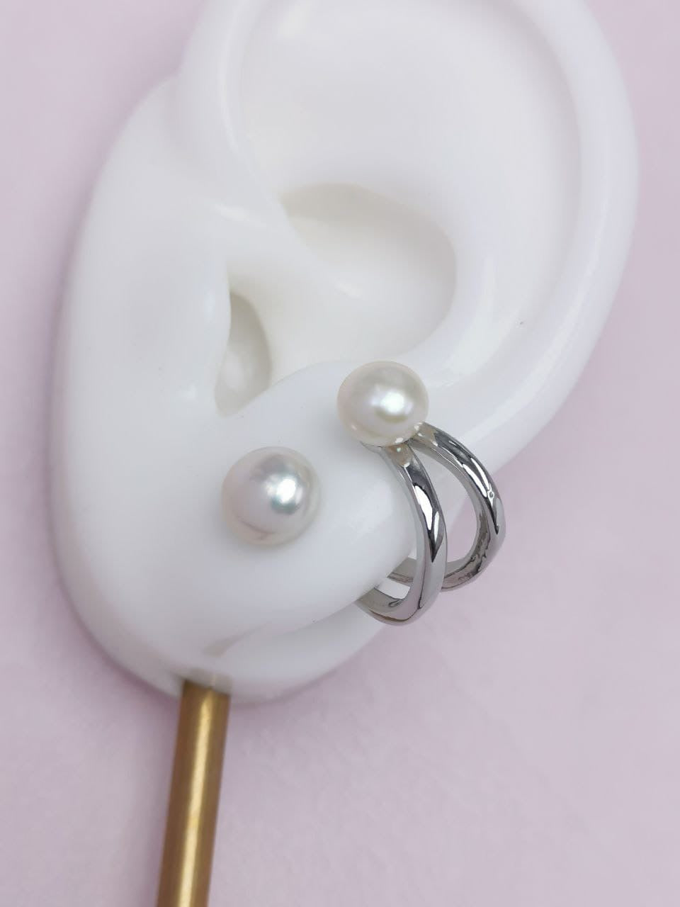 Jacket Pearl Studs