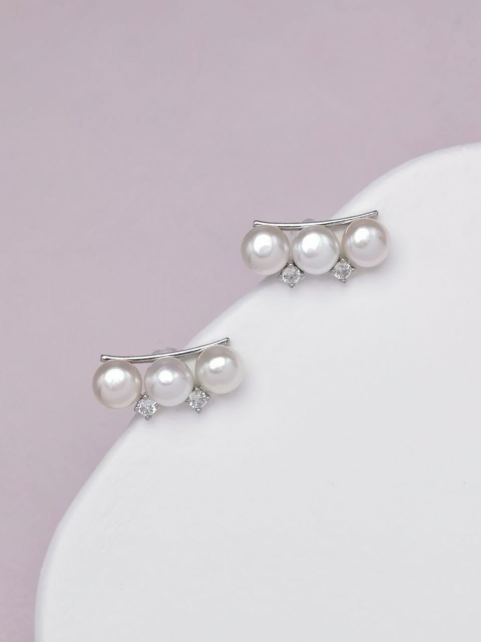 Triple Pearl Beam Studs
