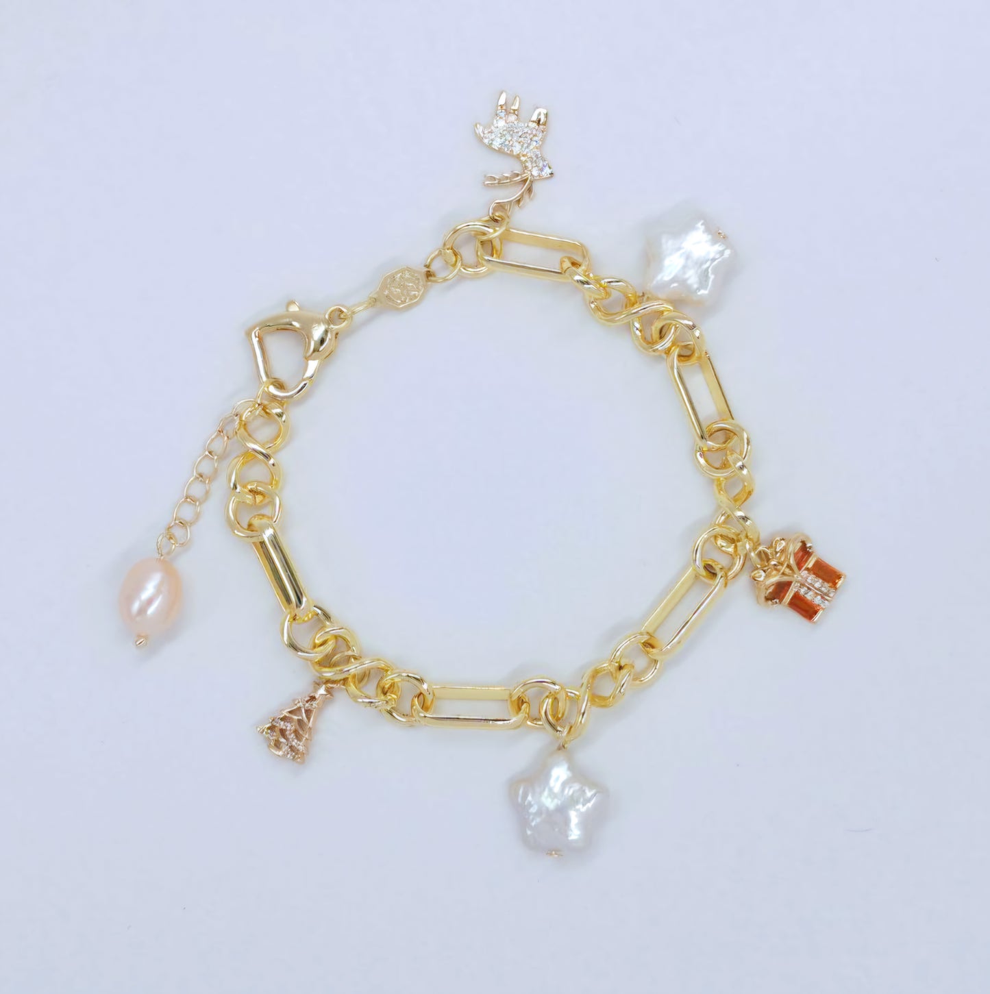 Christmas Figaro Charm Bracelets