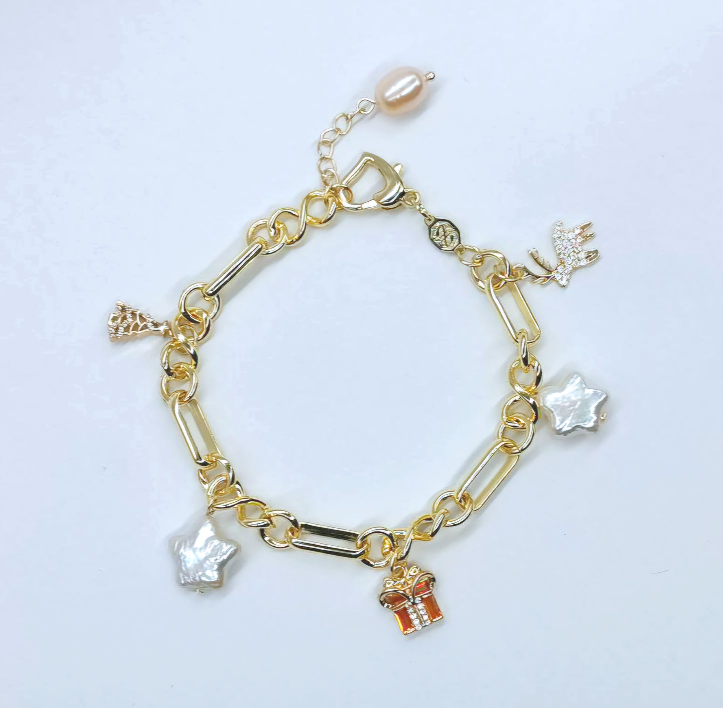 Christmas Figaro Charm Bracelets